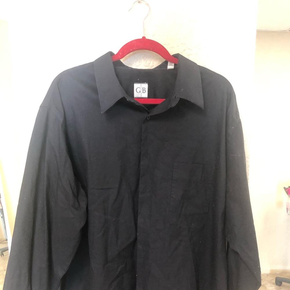 Black stripped long sleeve shirt